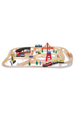 MELISSA & DOUG MD701 WOODEN RAILWAY SET