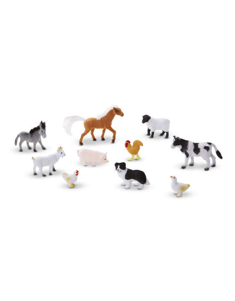 MELISSA & DOUG MD594 FARM FRIENDS - 10 COLLECTIBLE FARM ANIMALS