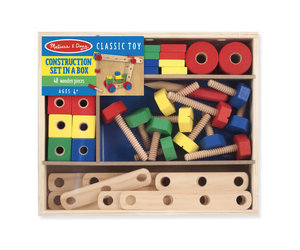 melissa & doug construction set in a box