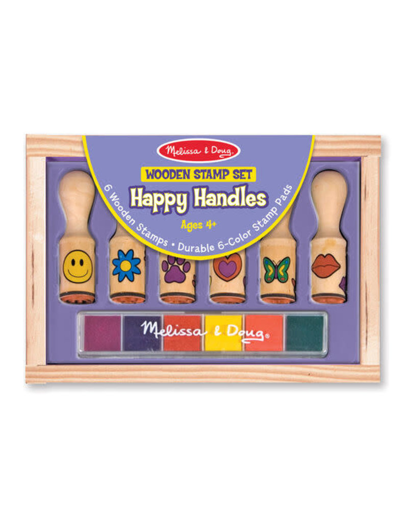 MELISSA & DOUG MD2407 HAPPY HANDLE STAMP SET