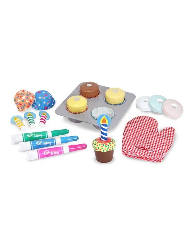 MELISSA & DOUG MD4019 BAKE & DECORATE CUPCAKE SET