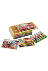 MELISSA & DOUG MD3794 VEHICLE PUZZLES IN A BOX
