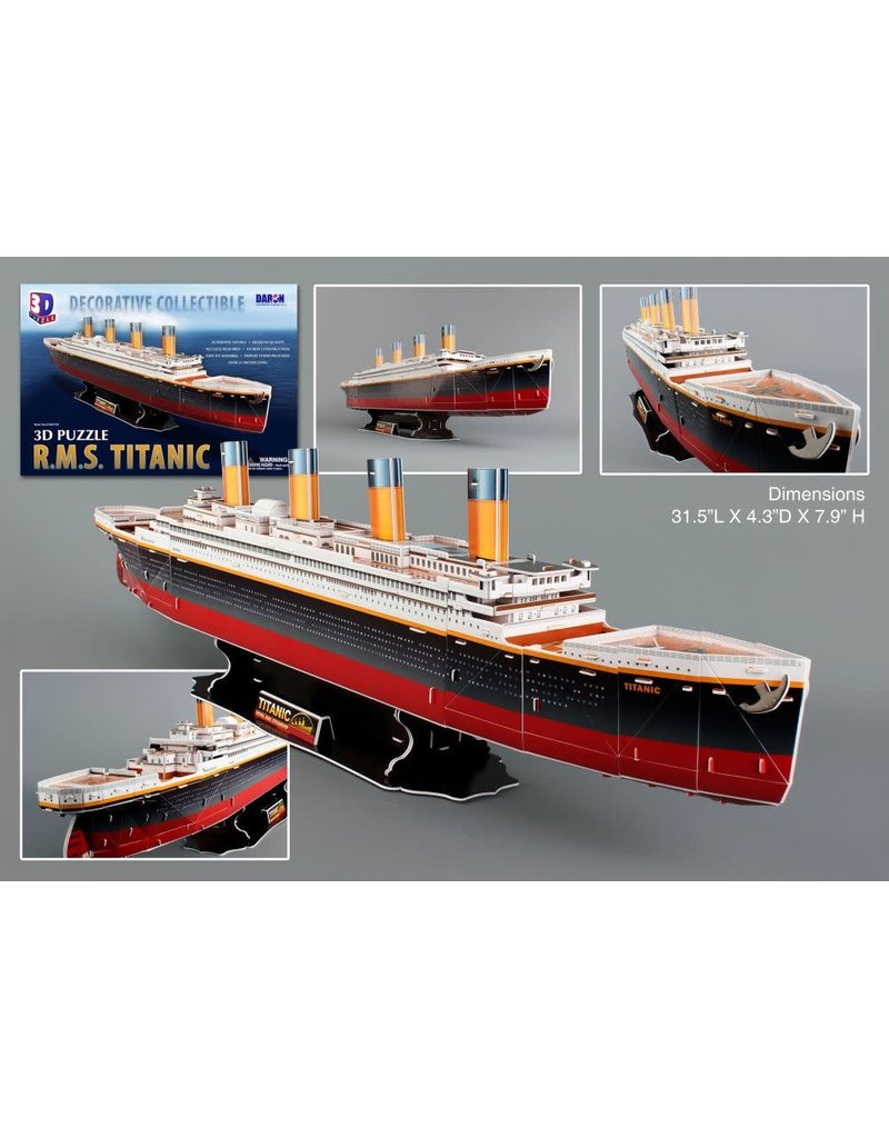 DARON WORLDWIDE CF4011H RMS TITANIC 3D PUZZLE