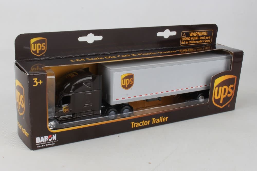 GW68061 UPS TRACTOR TRAILER 1/64