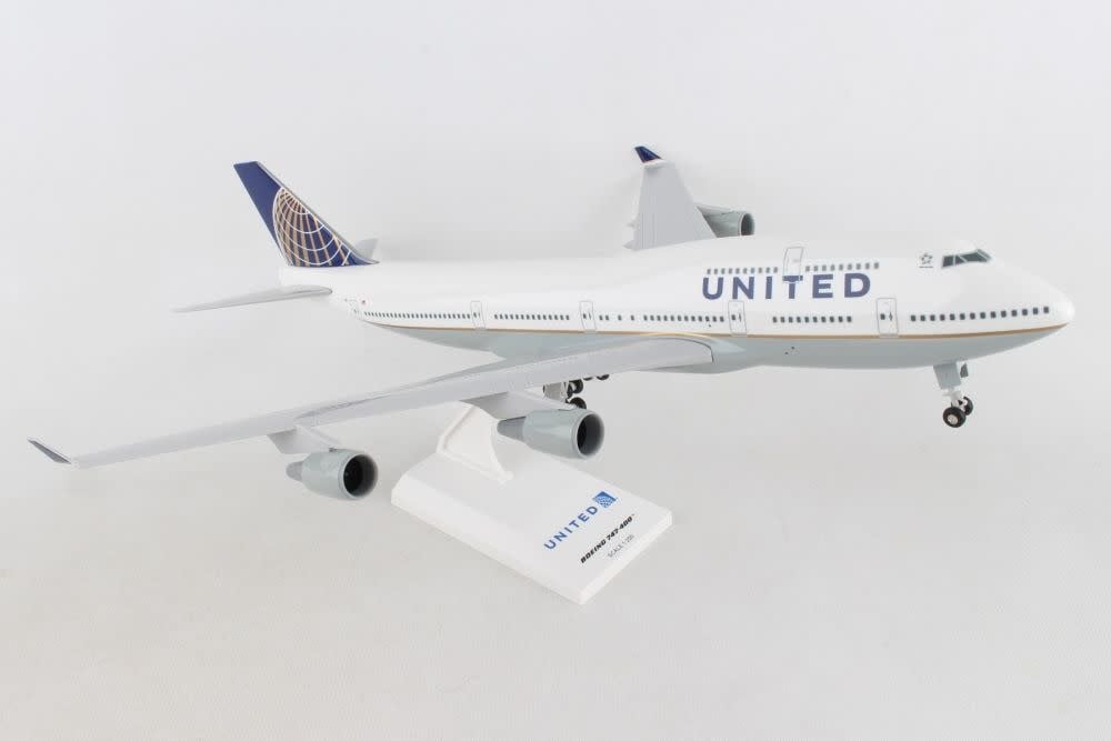 SKR614 1/200 B747-400 UNITED POST CO MERGER