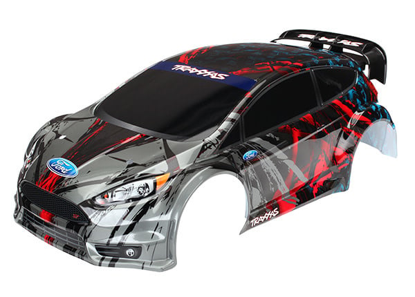 TRA7416 BODY, FORD FIESTA® ST RALLY (PAINTED, DECALS APPLIED)