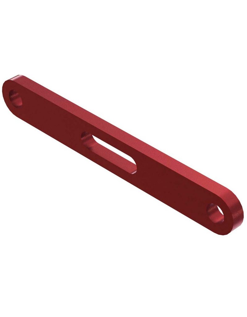 ARRMA AR330445 ALUMINUM RR SUSPENSION MOUNT RED 4X4