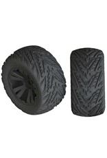 ARRMA AR550049 MINOKAWA LP 4S TIRE 3.8 GLUED BLACK (2)