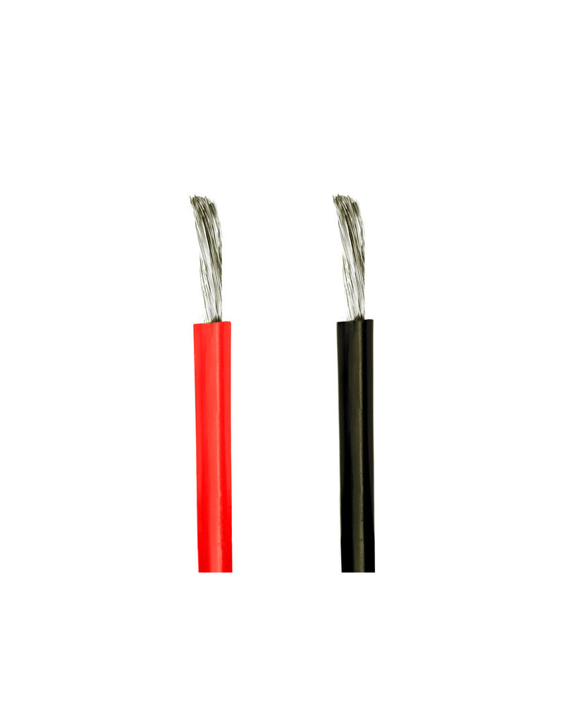 LECTRON PRO CSRC 24 AWG RED AND BLACK SILICONE WIRE 3 FEET EACH