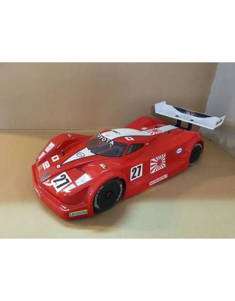 DELTA PLASTIK USA DP8501/2 1/7 SCALE TOYOTA GT ONE BODY: CLEAR
