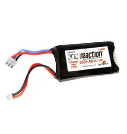 DYNAMITE DYNB0012 2S LIPO7.4V 350MAH 30C BATTERY: PH 2.0 (AXIAL SCX24) "REACTION SERIES"
