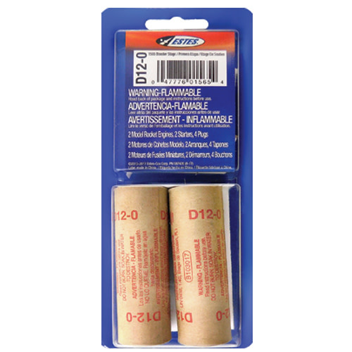 EST1565 D12-0 MODEL ROCKET ENGINES (2)