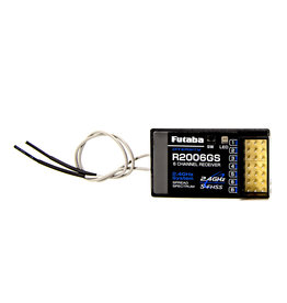 FUTABA FUT01102200-3 FUTR2006GS FUTABA 2.4GHZ S-FHSS 6 CHANNEL AIR/HELI RECEIVER