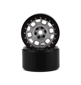 SSD RC SSD00318 2.2" CONTENDER SILVER BEADLOCK WHEELS