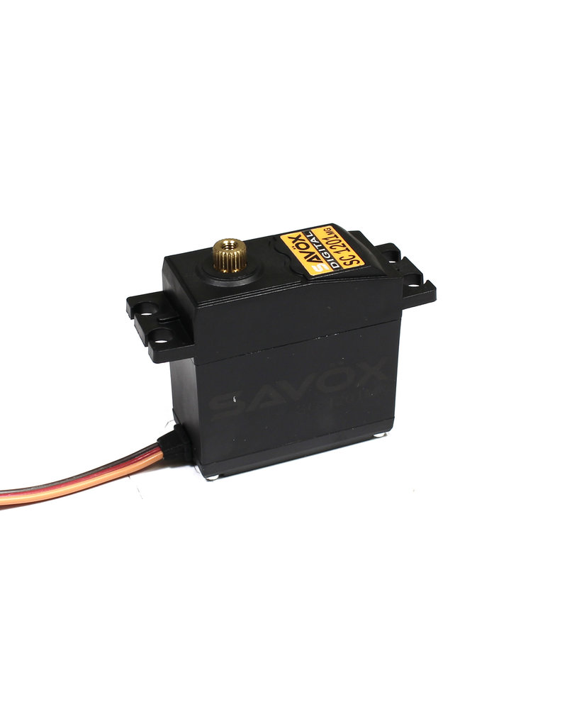 SAVOX SAVSC1201MG HIGH TORQUE CORELESS STANDARD DIGITAL SERVO, 0.16SEC / 347OZ @ 6V