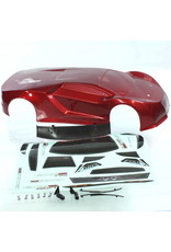 REDCAT RACING R10215 ONROAD CAR MTL BODY:  RED