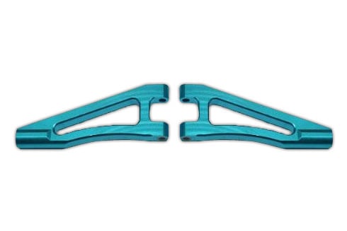 06039B BLUE ALUMINUM FRONT UPPER ARM (2)
