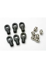 TRAXXAS TRA5349 ROD ENDS, SMALL, WITH HOLLOW BALLS (6) (FOR REVO STEERING LINKAGE)