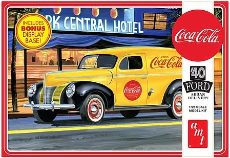 AMT1161 1/25 1940 FORD SEDAN DELIVERY COCA-COLA PLASTIC MODEL KIT