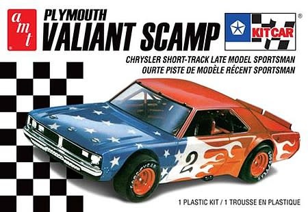 AMT1171M 1/25 PLYMOUTH VALIANT SCAMP KIT CAR PLASTIC MODEL KIT