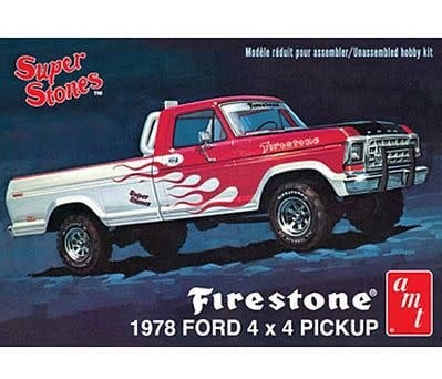 AMT858 1/25 1978 FORD PICK-UP 4X4 FIRESTONE SUPER STORES PLASTIC MODEL KIT