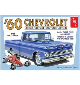 AMT AMT1063M 1/25 1960 CHEVY FLEETSIDE PICKUP W/ GO KART