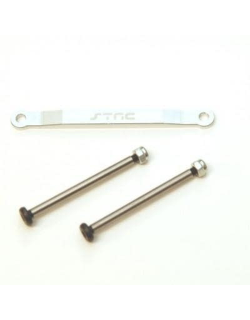 STRC SPTST2532XS FRONT HINGE-PIN BRACE KIT-SILVER WITH LOCK-NUT STYLE HINGE PINS