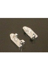 STRC SPTST3632S ALUMINUM CASTER BLOCKS FOR TRAXXAS 2WD: SILVER (2)