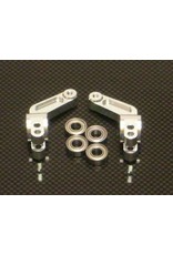 STRC SPTST3652S ALUMINUM REAR HUB CARRIER FOR TRAXXAS 2WD: SILVER