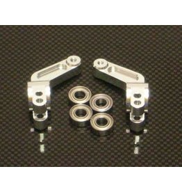 STRC SPTST3652S ALUMINUM REAR HUB CARRIER FOR TRAXXAS 2WD: SILVER