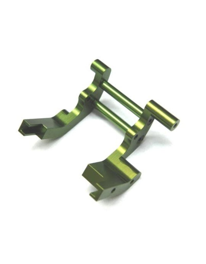 STRC SPTST3677GM ALUMINUM REAR MOTOR GUARD FOR TRAXXAS 2WD: GUNMETAL