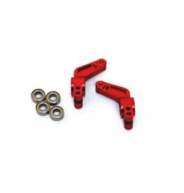 STRC SPTST3652R ALUMINUM REAR HUB CARRIER FOR TRAXXAS 2WD: RED