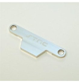 STRC SPTST3627XS BATTERY HOLD DOWN PLATE FOR TRAXXAS STAMPEDE: SILVER