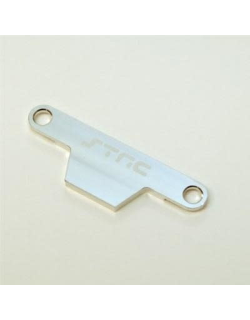 STRC SPTST3627XS BATTERY HOLD DOWN PLATE FOR TRAXXAS STAMPEDE: SILVER