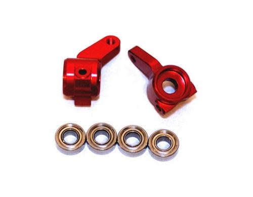 SPTST3636R ALUMINUM FRONT STEERING KNUCKLES FOR TRAXXAS 2WD: RED (2)