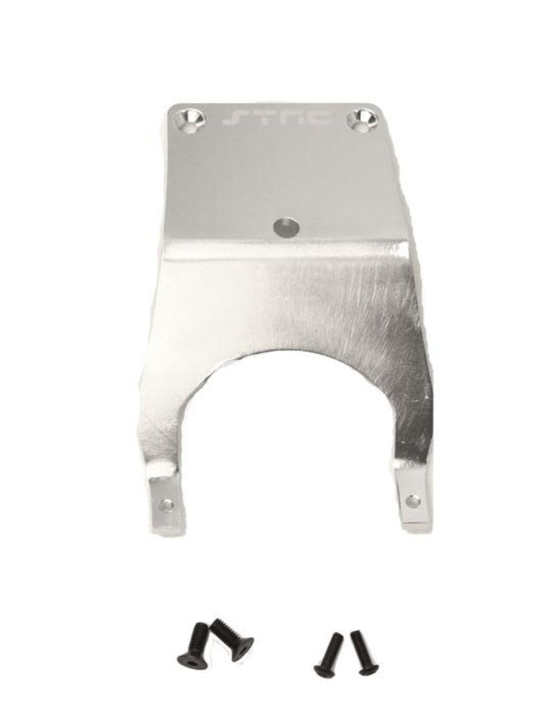 STRC SPTST3623FS ALUMINUM FRONT SKID PLATE FOR TRAXXAS STAMPEDE 2WD: SILVER