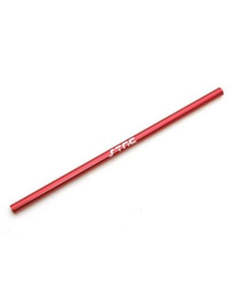 STRC SPTST6855R ALUMINUM CENTER DRIVESHAFT FOR TRAXXAS SLASH 4X4: RED