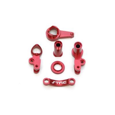 SPTST6845R ALUMINUM STEERING BELLCRANK FOR TRAXXAS SLASH 4X4: RED