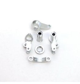 STRC SPTST6845S ALUMINUM STEERING BELLCRANK FOR TRAXXAS SLASH 4X4: SILVER