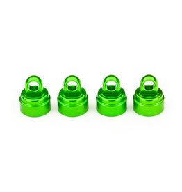 TRAXXAS TRA3767G SHOCK CAPS, ALUMINUM (GREEN-ANODIZED) (4) (FITS ALL ULTRA SHOCKS)