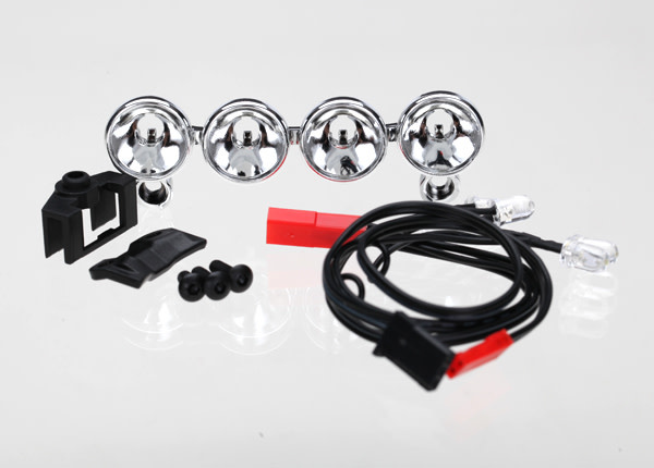TRA6784 LED LIGHTBAR (CHROME, 4 CLEAR LIGHTS)