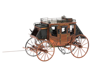 MMS189 WILD WEST STAGECOACH - COLOR (3 SHEETS) - My Tobbies - Toys