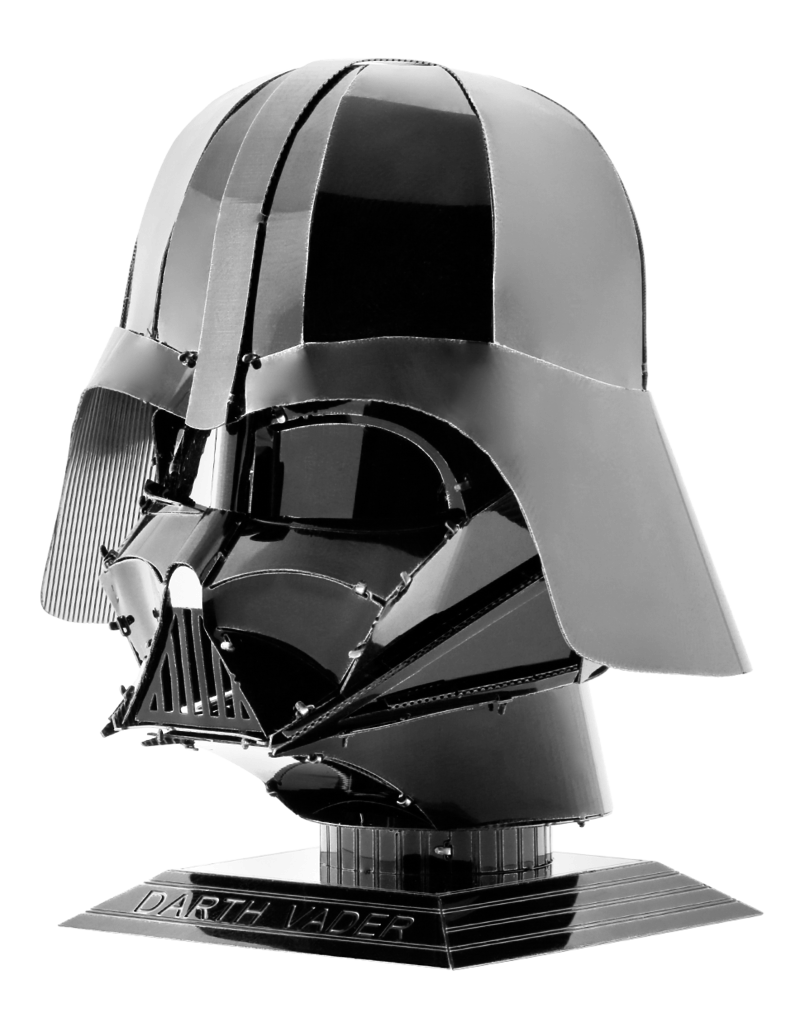 METAL EARTH MMS314 DARTH VADER HELMET - BLACK STAR WARS (2  SHEETS)