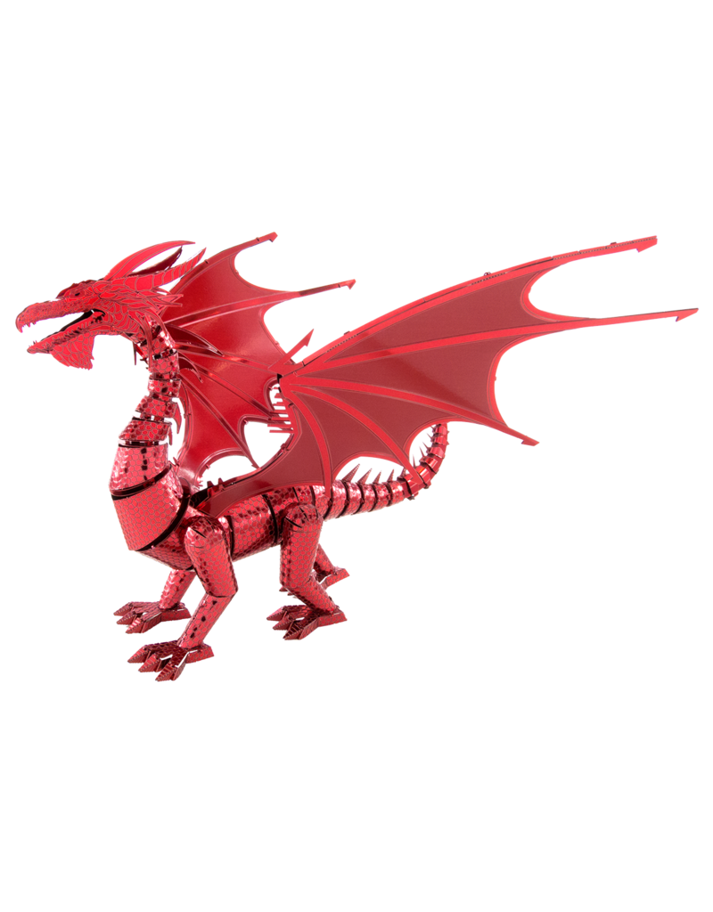 METAL EARTH ICX115 RED DRAGON - COLOR (3  SHEETS)