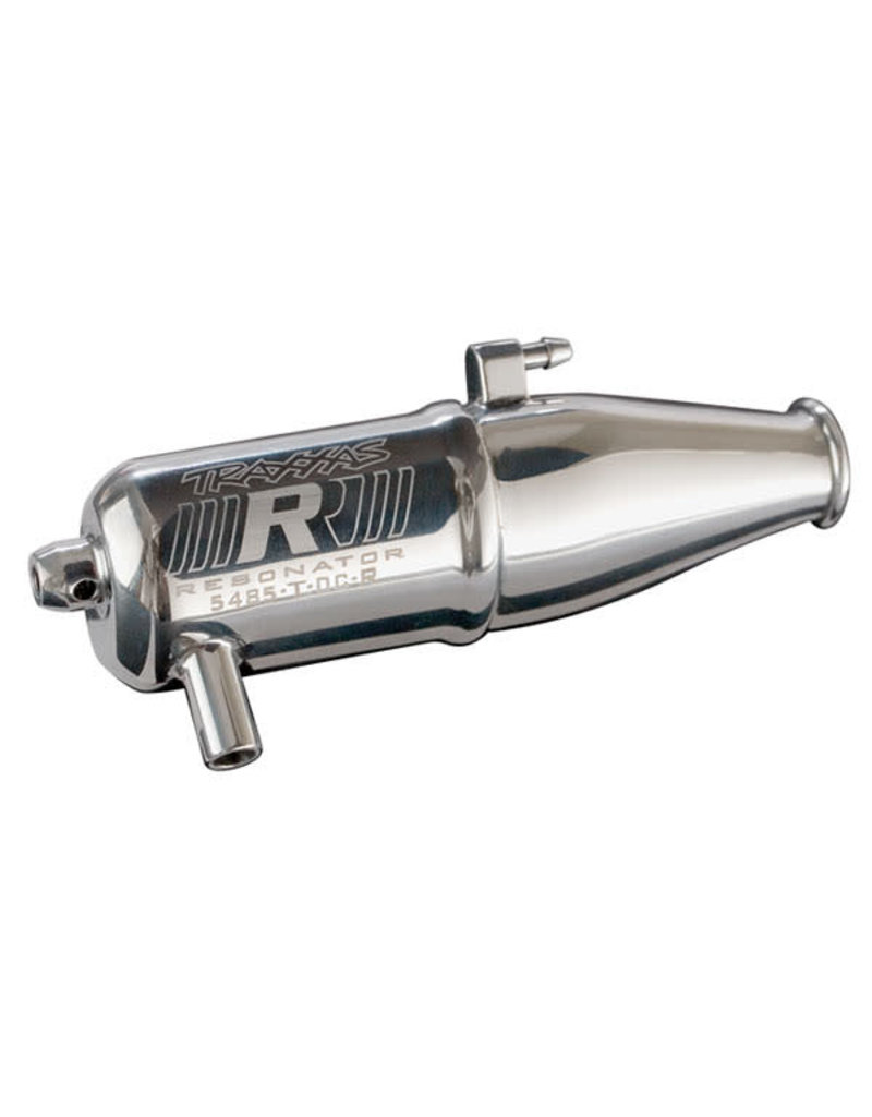TRAXXAS TRA5485 TUNED PIPE, RESONATOR, R.O.A.R. LEGAL (DUAL-CHAMBER, ENHANCES MID TO HIGH-RPM POWER) (FOR JATO, N. RUSTLER, N. 4-TEC WITH TRX RACING ENGINES)