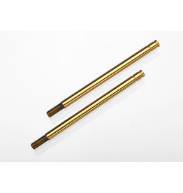 TRAXXAS TRA1664T SHOCK SHAFTS, HARDENED STEEL, TITANIUM NITRIDE COATED (LONG) (2)