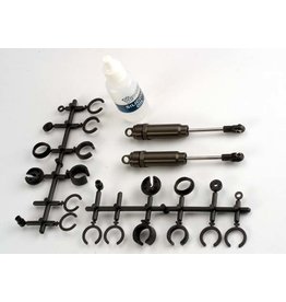 TRAXXAS TRA2661 BIG BORE SHOCKS (X-LONG) (HARD-ANODIZED AND PTFE-COATED T6 ALUMINUM)  (ASSEMBLED WITH TIN SHAFTS) W/O SPRINGS (2)