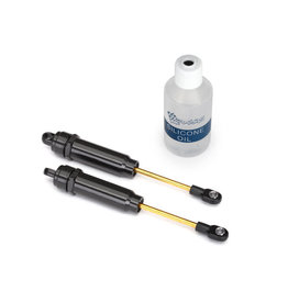 TRAXXAS TRA2662 BIG BORE SHOCKS (XX-LONG) (HARD-ANODIZED & PTFE-COATED T6 ALUMINUM)  (ASSEMBLED WITH TIN SHAFTS) W/O SPRINGS (REAR) (2)