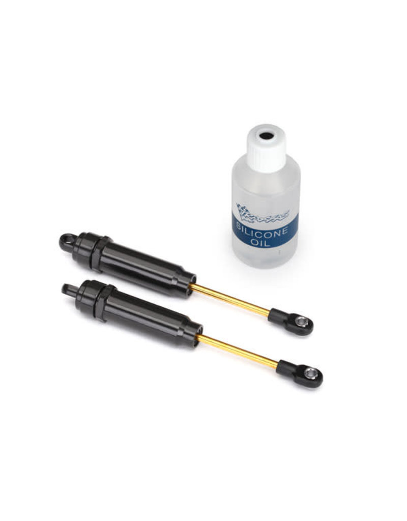 TRAXXAS TRA2662 BIG BORE SHOCKS (XX-LONG) (HARD-ANODIZED & PTFE-COATED T6 ALUMINUM)  (ASSEMBLED WITH TIN SHAFTS) W/O SPRINGS (REAR) (2)