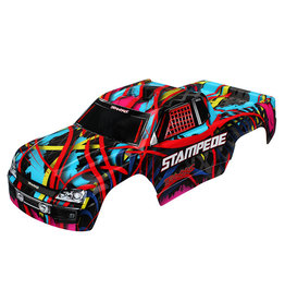 TRAXXAS TRA3649 BODY, STAMPEDE, HAWAIIAN GRAPHICS (PAINTED, DECALS APPLIED)